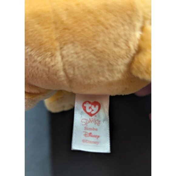 Ty Beanie Baby Simba Plush The Lion King 6" Soft Toy Collectible Vintage 1994 - Picture 9 of 9